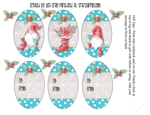 2021- Christmas Tags Sheet 15