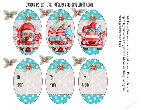 2021- Christmas Tags Sheet 19