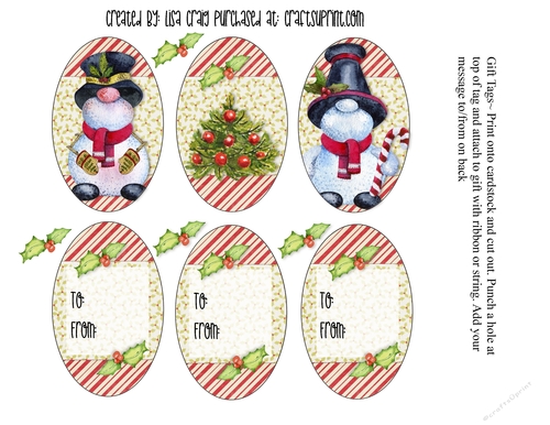 2021- Christmas Tags Sheet 22