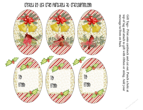 2021- Christmas Tags Sheet 25