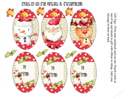 2021- Christmas Tags Sheet 33