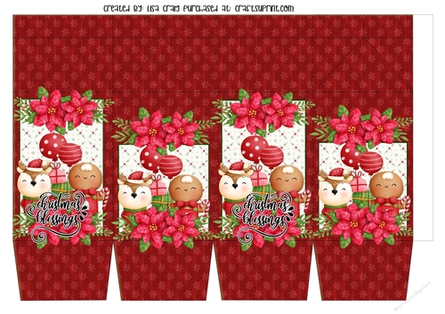 21- reindeer n ginger milk carton