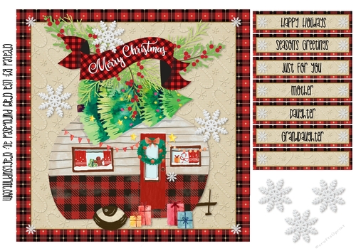 21- Merry Christmas Camper Card 2