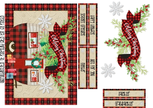 21- Merry Christmas Camper Card 1