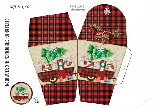 21- Merry Christmas Camper Box 2