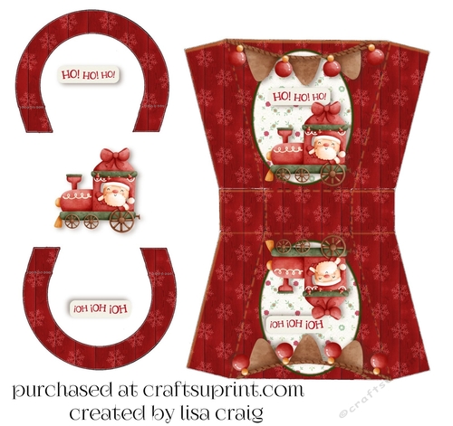 21- Santas Train Purse