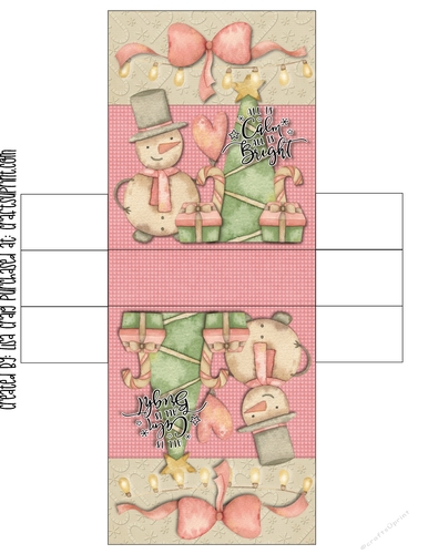 21- Vintage Snowman Tent Card