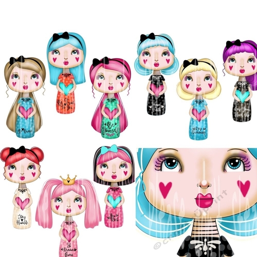Inspirational Girls Clipart Collection