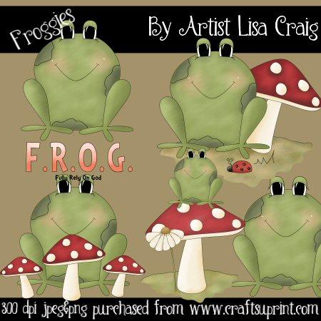 Froggies Clip Art