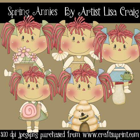 Spring Annies Clip Art