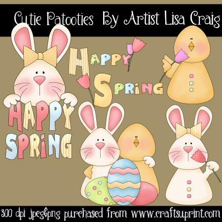 Cute Patooties Clip Art