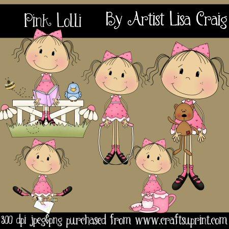 Pink Lolli Clip Art