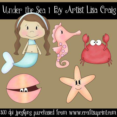 Under the Sea 1 Clip Art