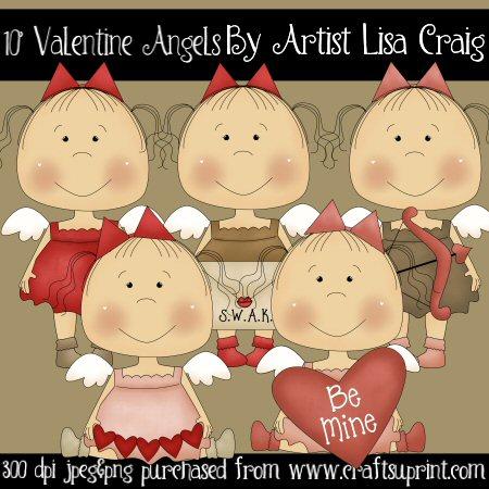 10' Valentine Angels