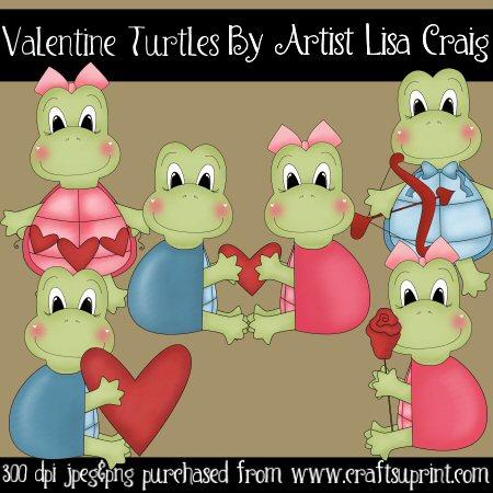 Valentine Turtles
