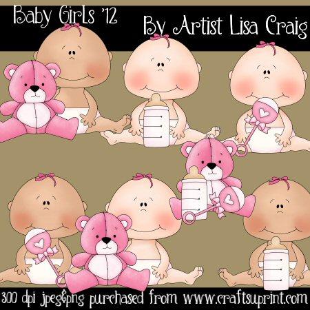 Baby Girls Clip Art '12