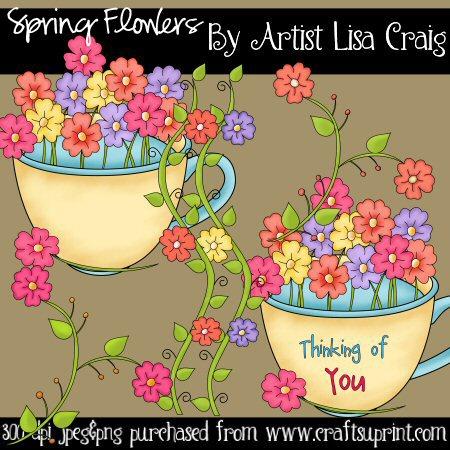 Spring Flowers Clip Art
