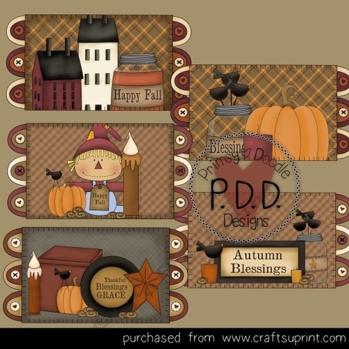 Fall Penny Rug Clipart 14