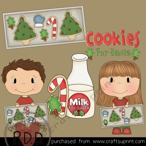 Night Before Christmas Kids Clipart