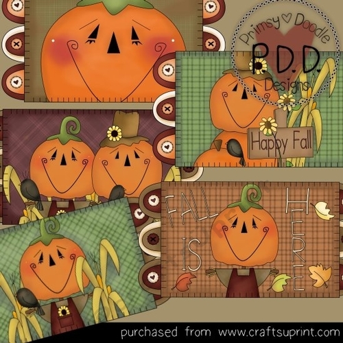 Pumpkin Penny Rug Clipart