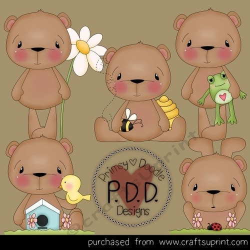 Summer Bears 14 Clipart