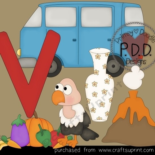 Letter V Clipart