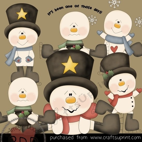 Snow Play Clipart