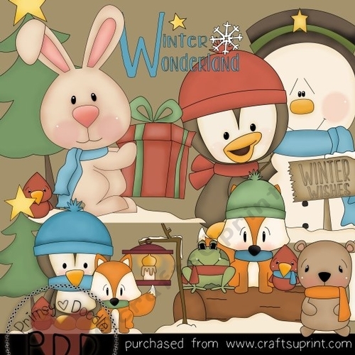 Winter Wonderland 1 Clipart
