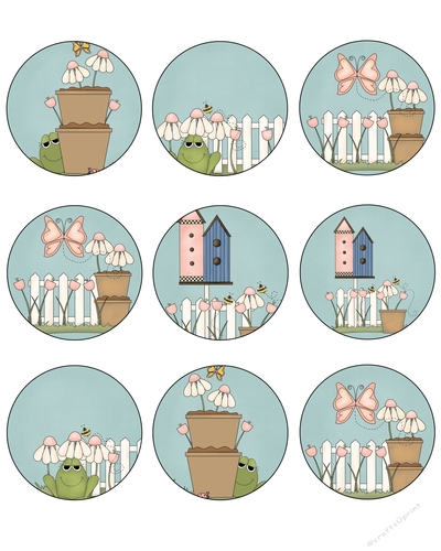 Spring Garden Tag Sheet