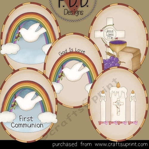 Gods Promise Ovals Clipart