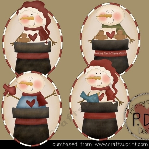 In The Hat Ovals Clipart