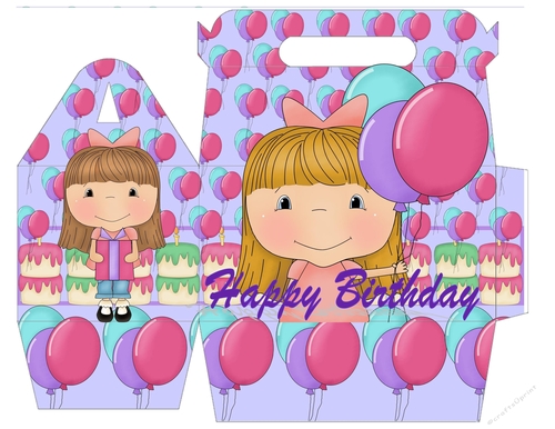 Birthday Girl Gable Box