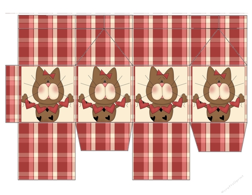 Valentine Cats Milk Carton