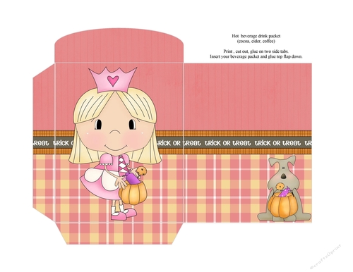 Halloween Princess Hot Drink Packet