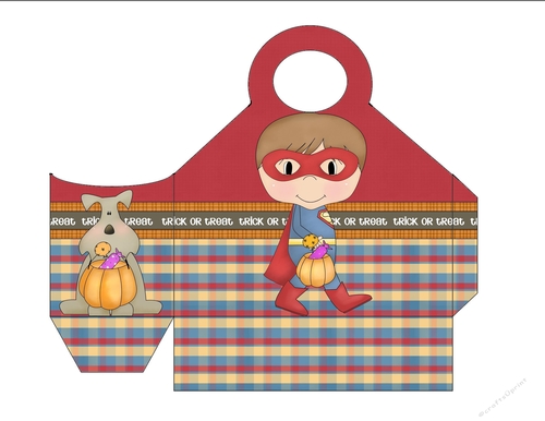 Halloween Super Hero Tote