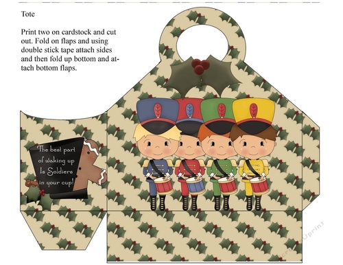 Christmas Soldiers Tote