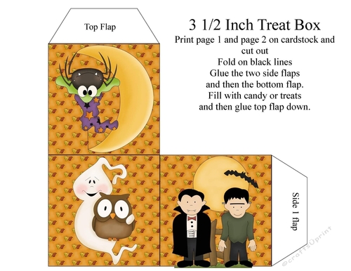 Halloween 3 1/2 Inch Treat Box 2