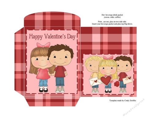 Valentine Kids Hot Beverage Packet