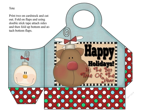 Christmas Ornies Tote