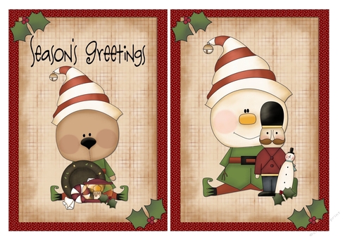 Christmas Card Fronts 1