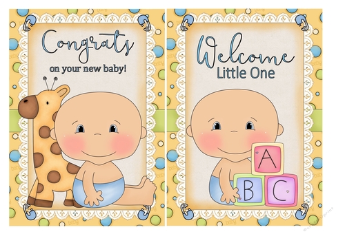 Baby Boy Card Fronts 6