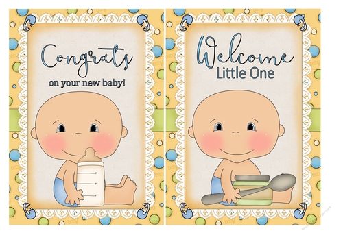 Baby Boy Card Fronts 7
