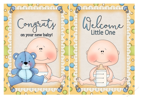 Baby Boy Card Fronts 8
