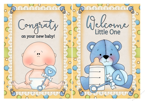 Baby Boy Card Fronts 9