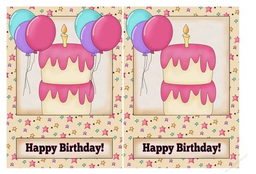 Birthday Girl Card Fronts 3