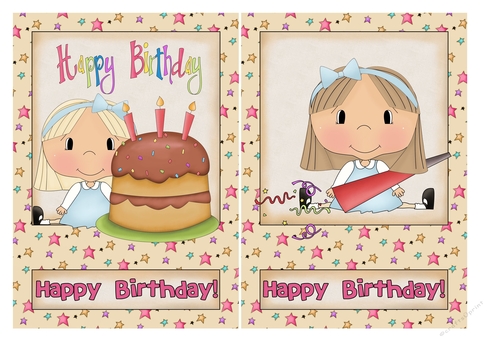 Birthday Girl Card Fronts 5