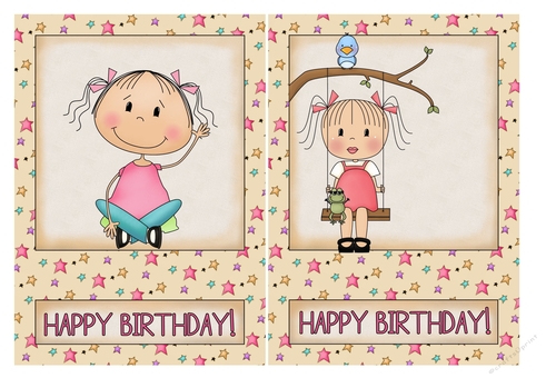 Birthday Girl Card Fronts 7