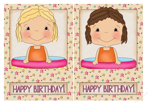 Birthday Girl Card Fronts 8
