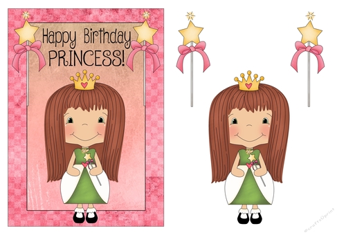 Birthday Princess Card 2