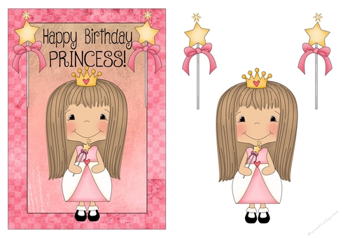 Birthday Princess Card 3